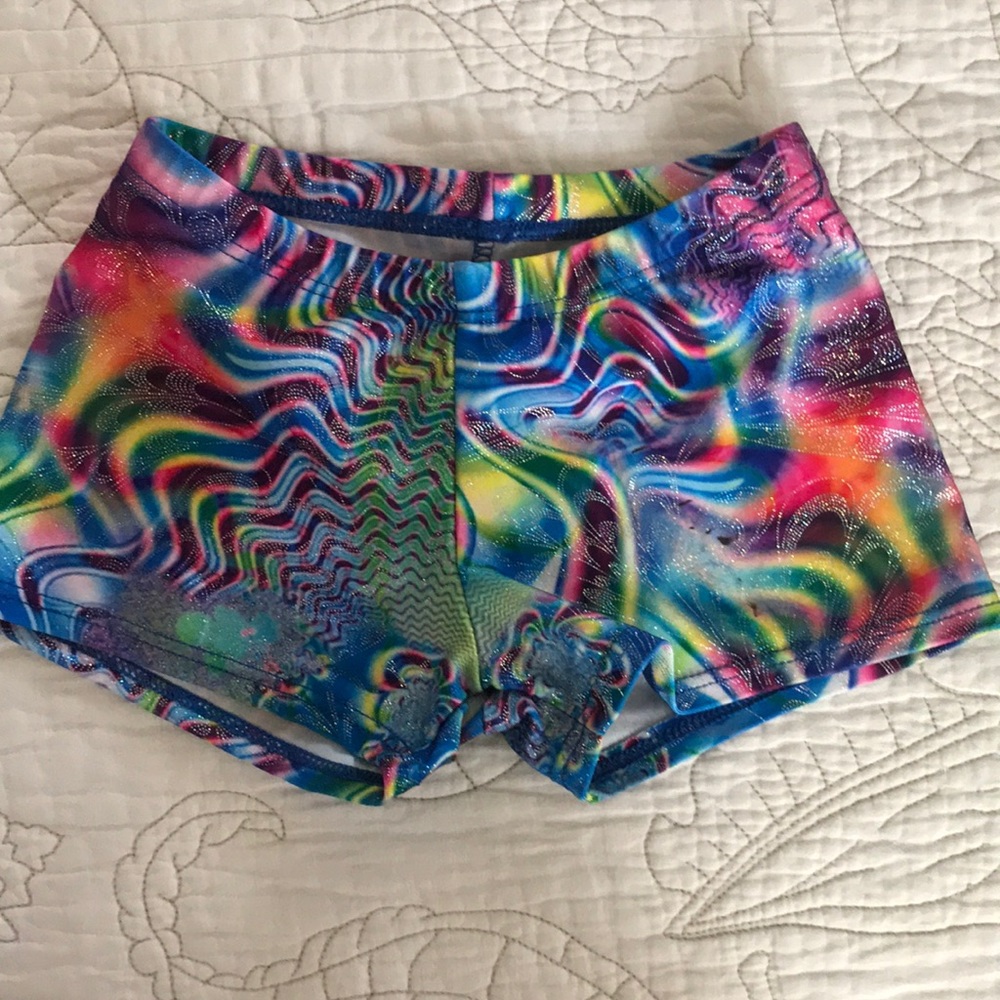Girls Gymnastics Spandex Shorts
